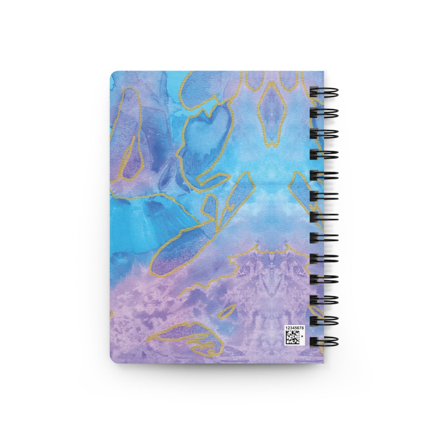 Blue and Purple Spiral Bound Journal