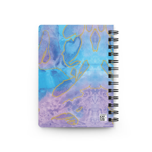 Blue and Purple Spiral Bound Journal