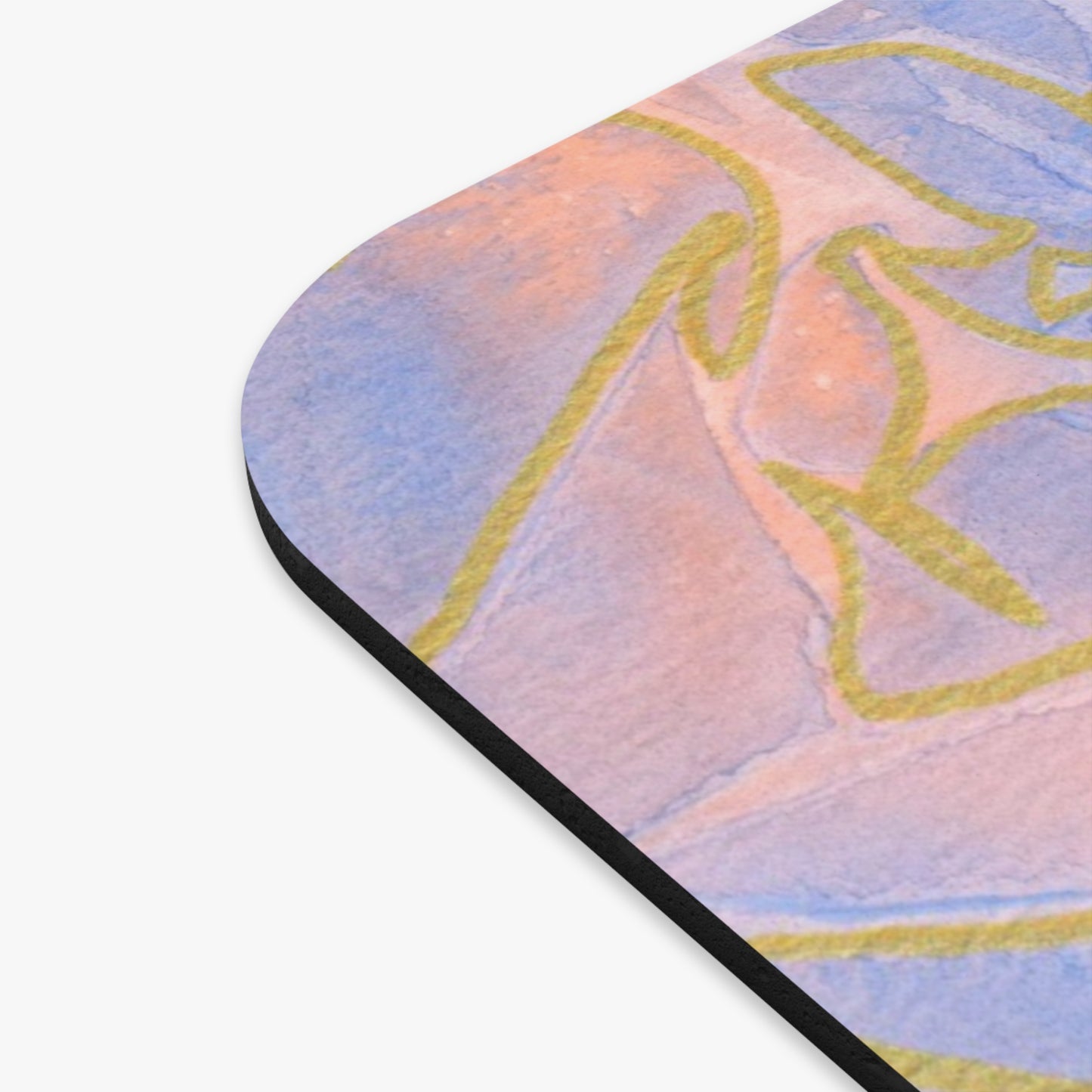 Blue and Orange Mouse Pad