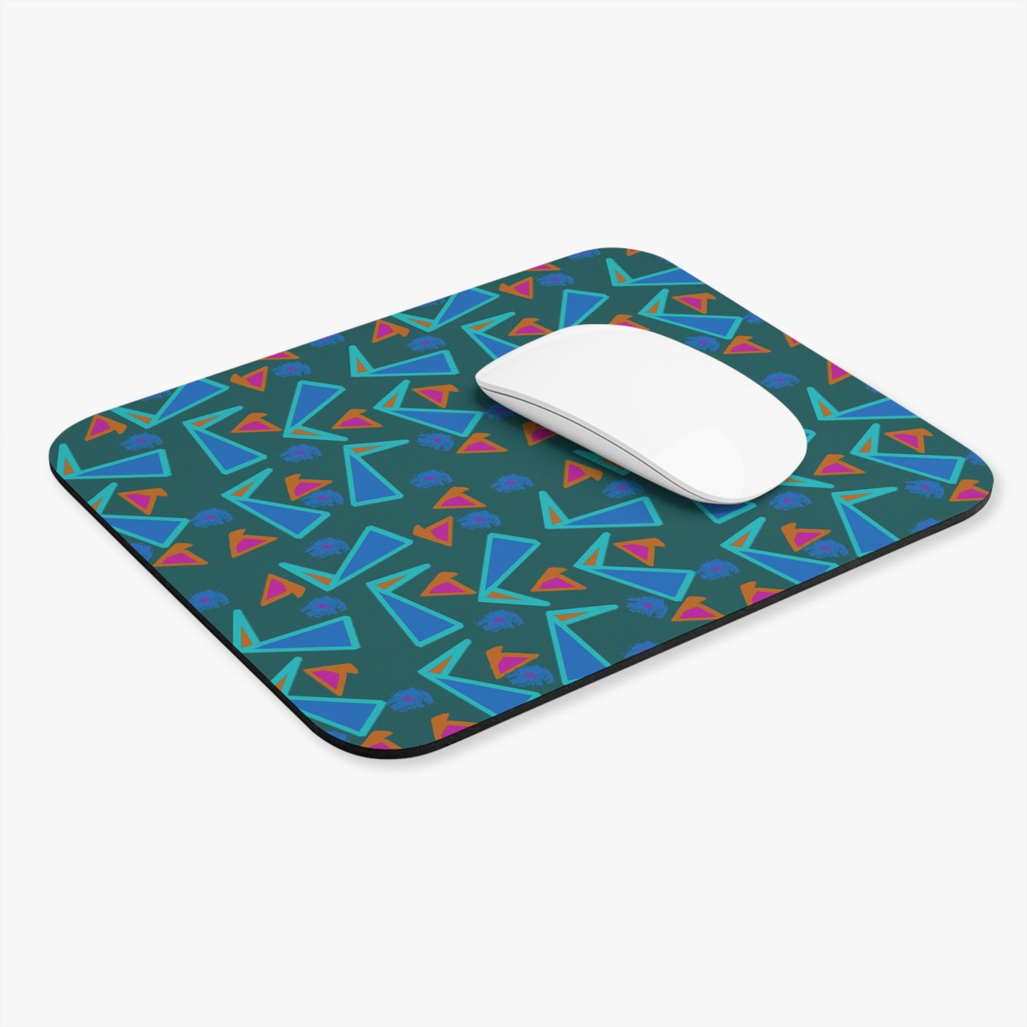 Geometric Birdies Mouse Pad