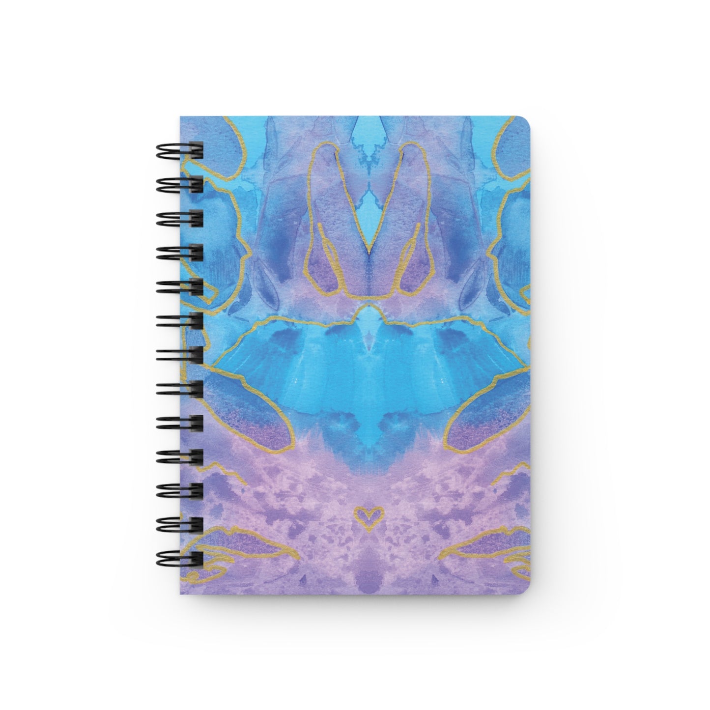 Blue and Purple Spiral Bound Journal