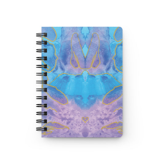 Blue and Purple Spiral Bound Journal