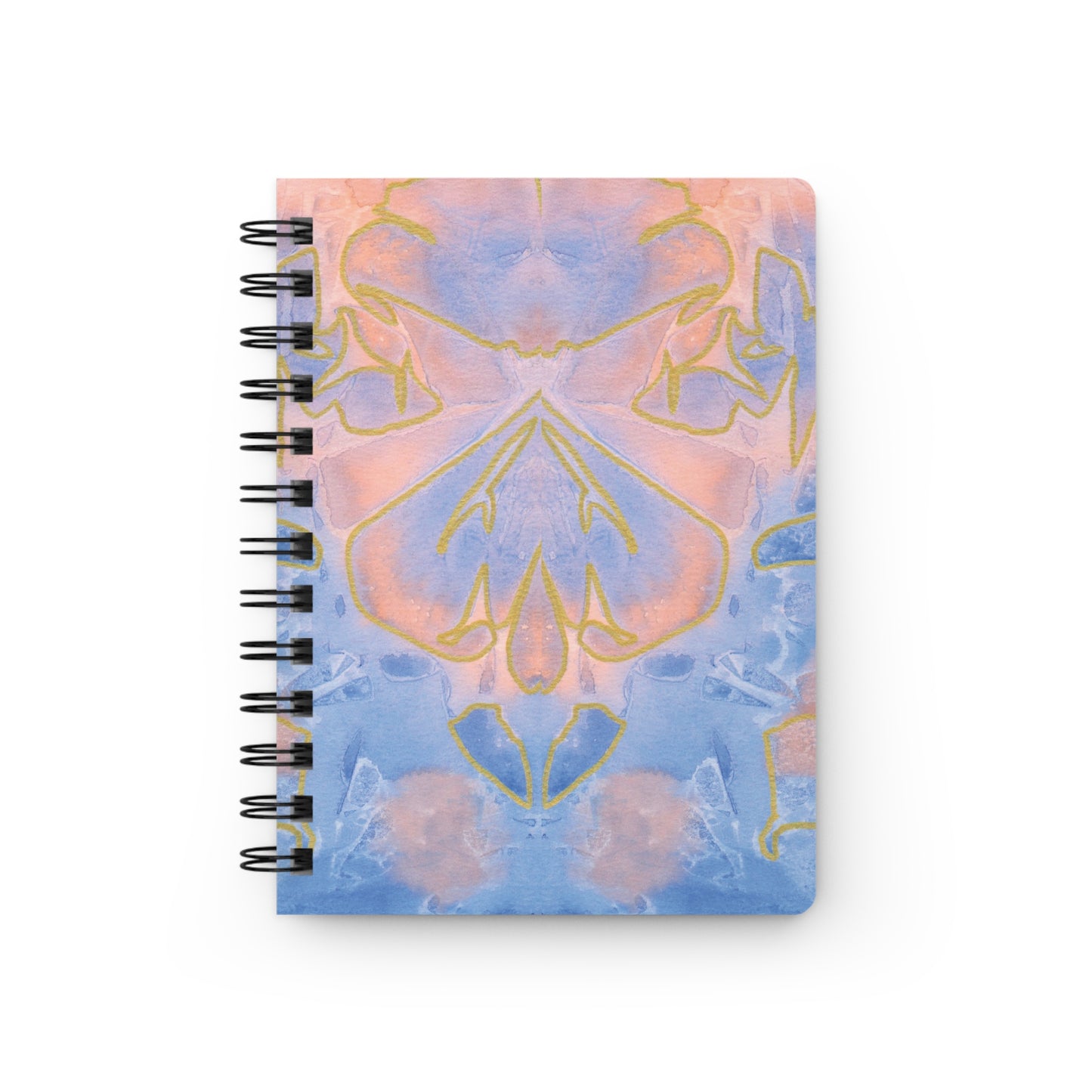 Blue and Orange Spiral Bound Journal