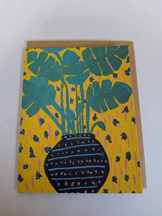 Monstera Greeting Card